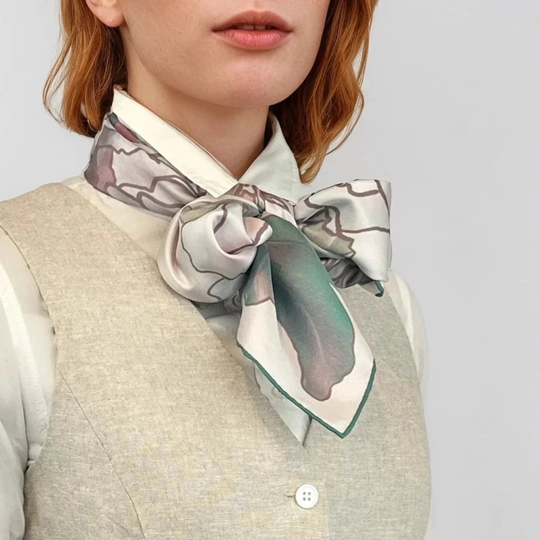 Peonies in Bloom Scarf - Petal Blush