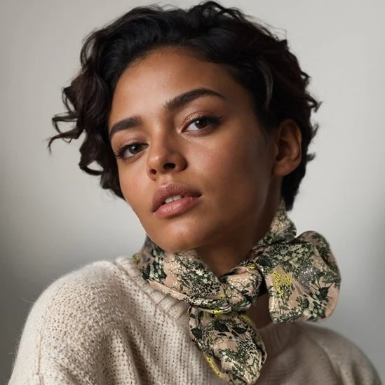 Wildflower Garden Infinity Scarf - Meadow Blush