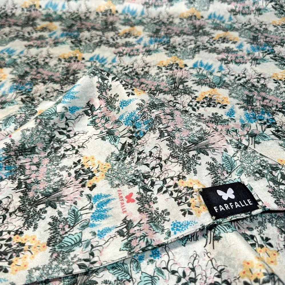 Wildflower Garden Infinity Scarf - Sandstone