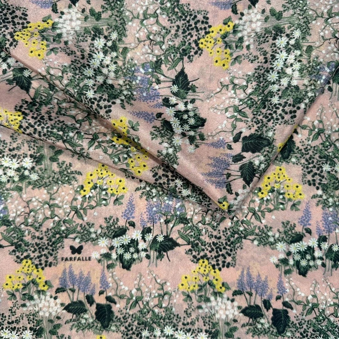 Wildflower Garden Infinity Scarf - Meadow Blush