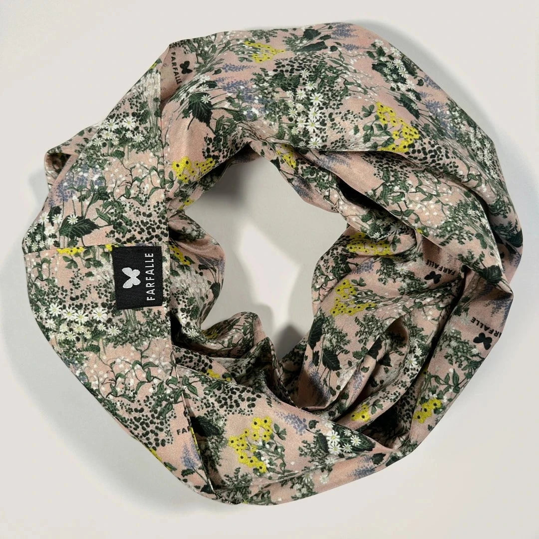 Wildflower Garden Infinity Scarf - Meadow Blush