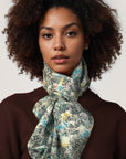 Wildflower Garden Infinity Scarf - Sandstone